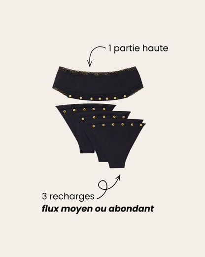 Culotte Menstruelle + 3 recharges