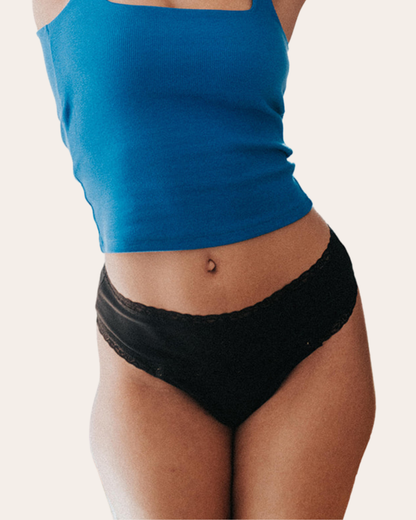 Culotte menstruelle avec recharge absorbante détachable