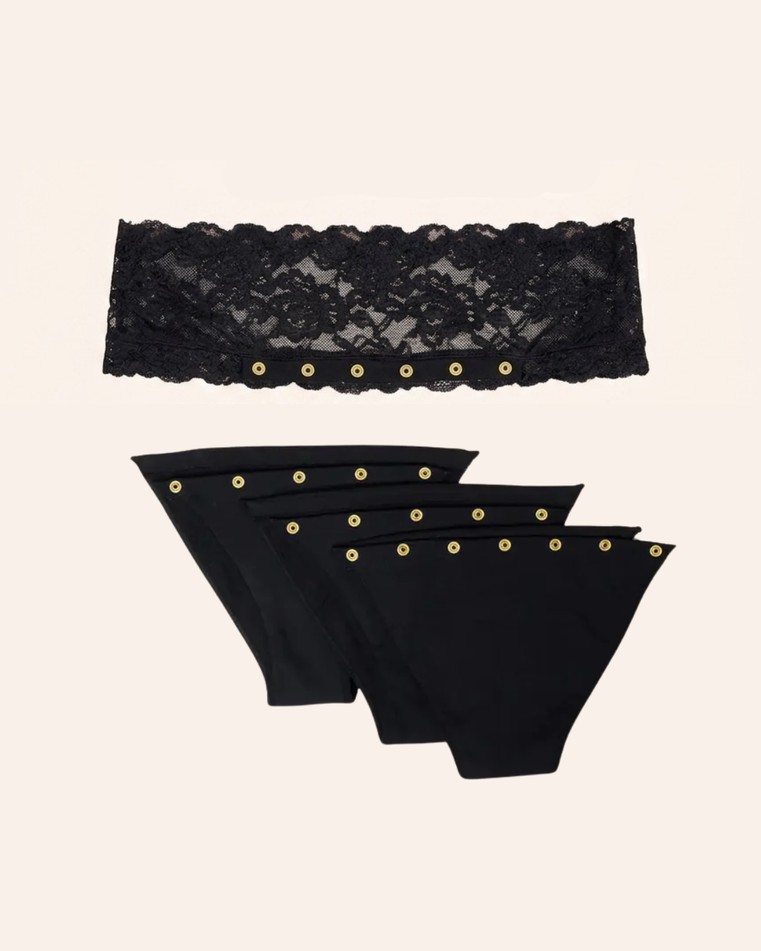 Culotte menstruelle dentelle + 3 recharges absorbantes